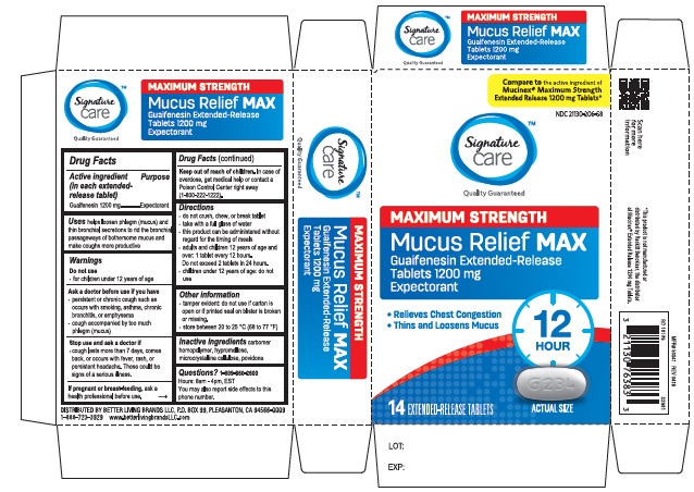 Mucus Relief Max | Guaifenesin Tablet, Extended Release Breastfeeding