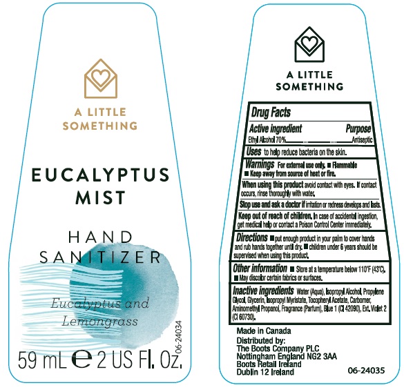 A Little Something Eucalyptus Mist Hand Sanitier | Ethyl Alcohol Liquid Breastfeeding