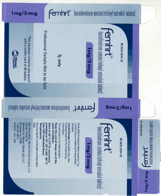 Femhrt 28 Tablet Sample Carton- 1 mg / 5mcg