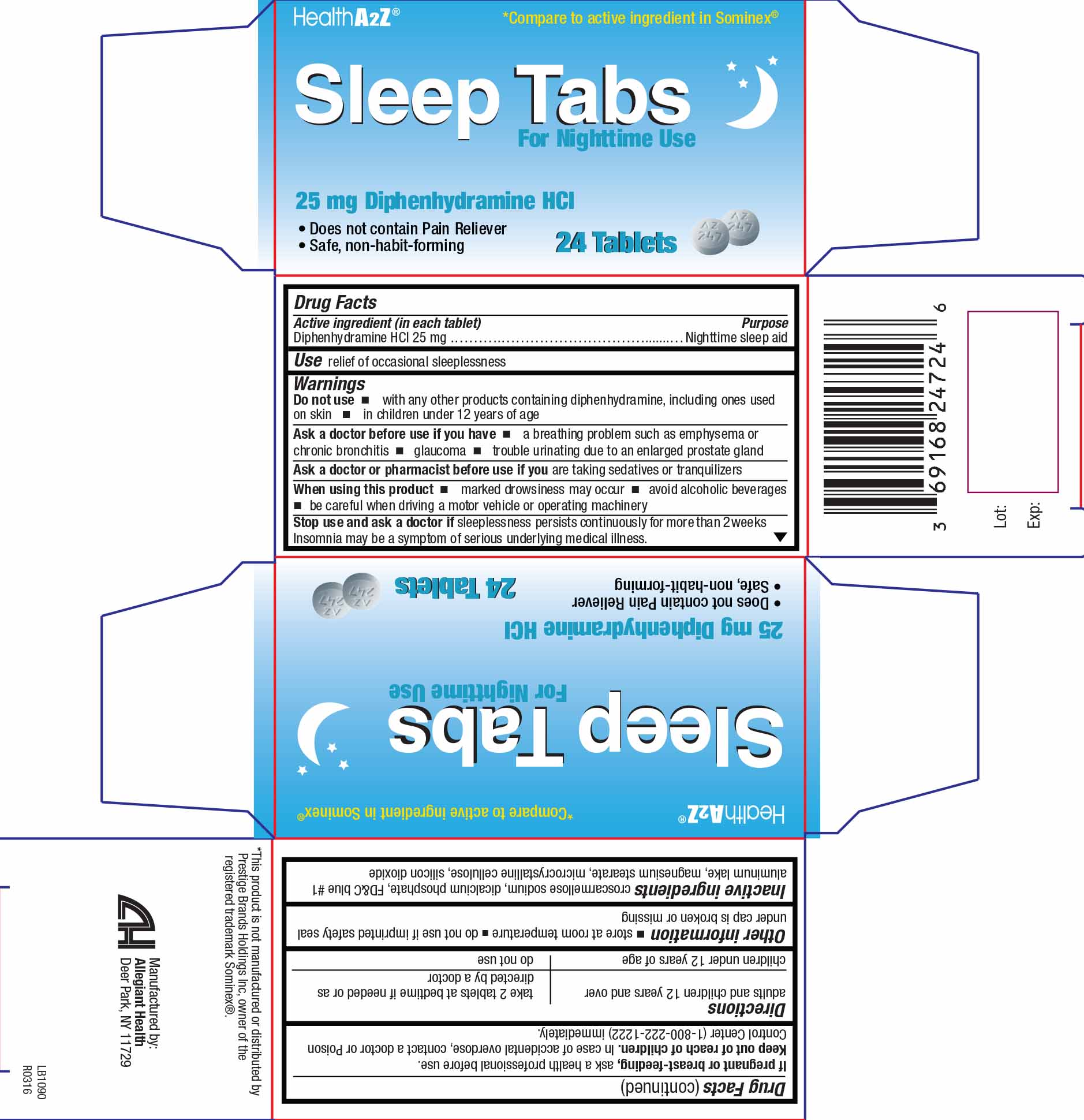 Sleep Tabs For Nighttime Use | Diphenhydramine Hcl Tablets Tablet while Breastfeeding