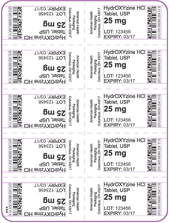 25 mg HydrOXYzine HCl Tablet Blister