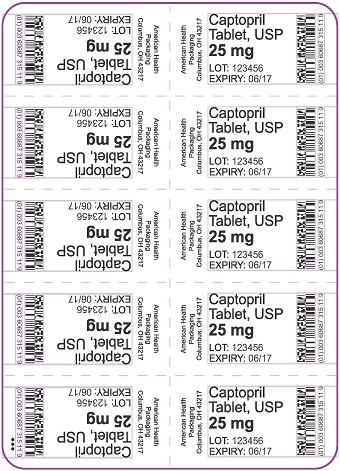25 mg Captopril Tablet Blister