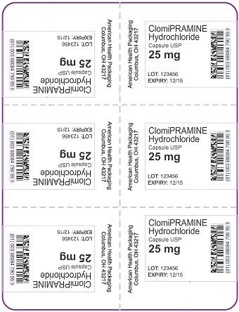 25 mg ClomiPRAMINE HCl Capsule Blister