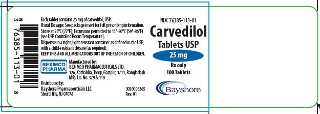 PRINCIPAL DISPLAY PANEL - 25 mg container