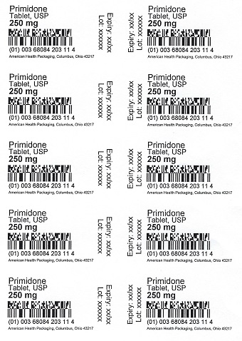 250 mg Primidone Tablet Blister