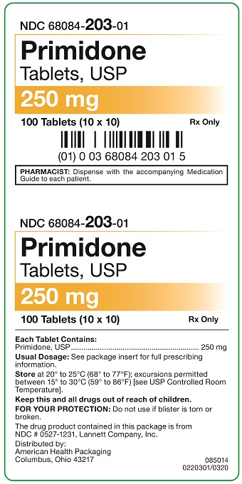 250 mg Primidone Tablets Carton