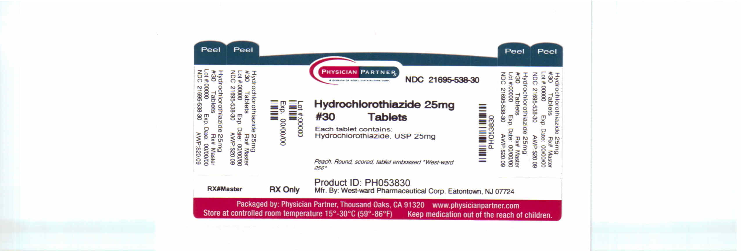 Hydrochlorothiazide 25mg