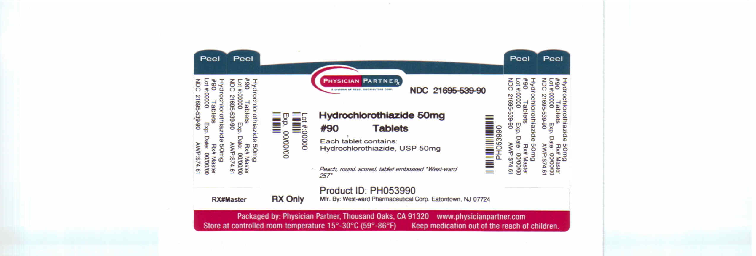 Hydrochlorothiazide 50mg