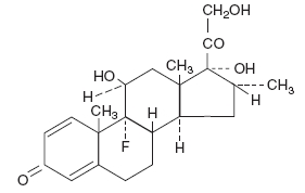Dexamethasone (structural formula)