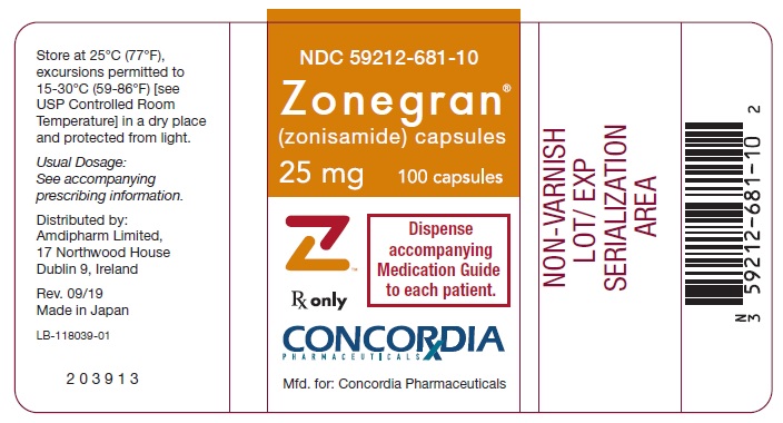 Zonegran 25 mg