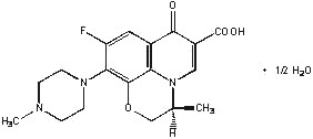 Image of Levofloxacin Chemical Structure