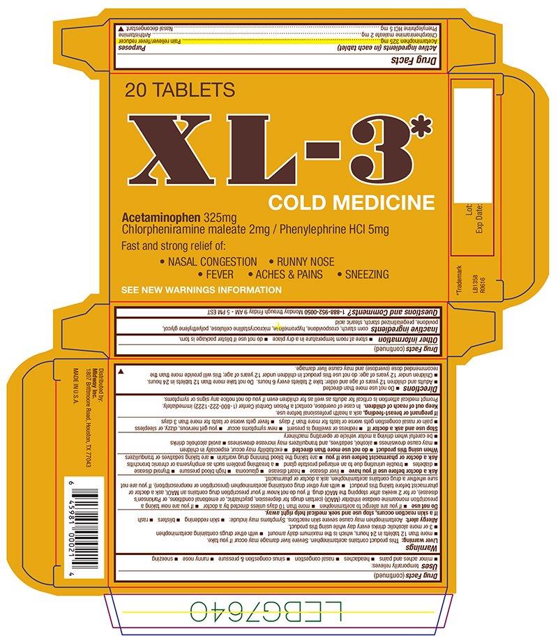 XL-3 Cold Medicine