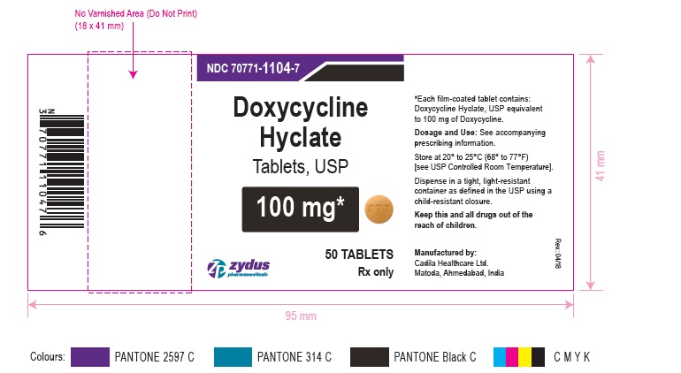 Doxycycline hyclate tablets