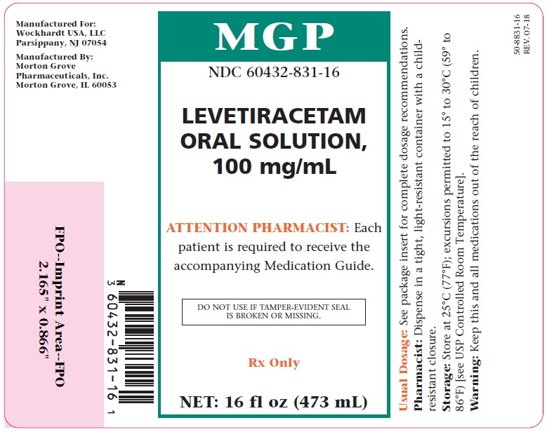 Levetiracetam Oral Solution Label