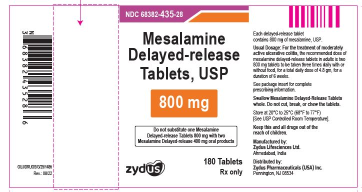 Mesalamine Delayed-release Tablets USP, 800 mg