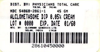Alclometason Dipropionate Cream USP, 0.05% 45g Tube Label