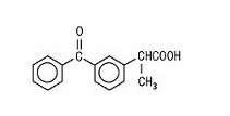 ketoprofen structural formula