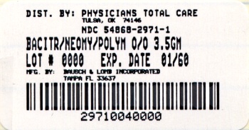 Neomycin and Polymyxin B Sulfates and Bacitracin Zinc Ophthalmic Ointment USP (Carton, 3.5 gram - Bausch & Lomb)