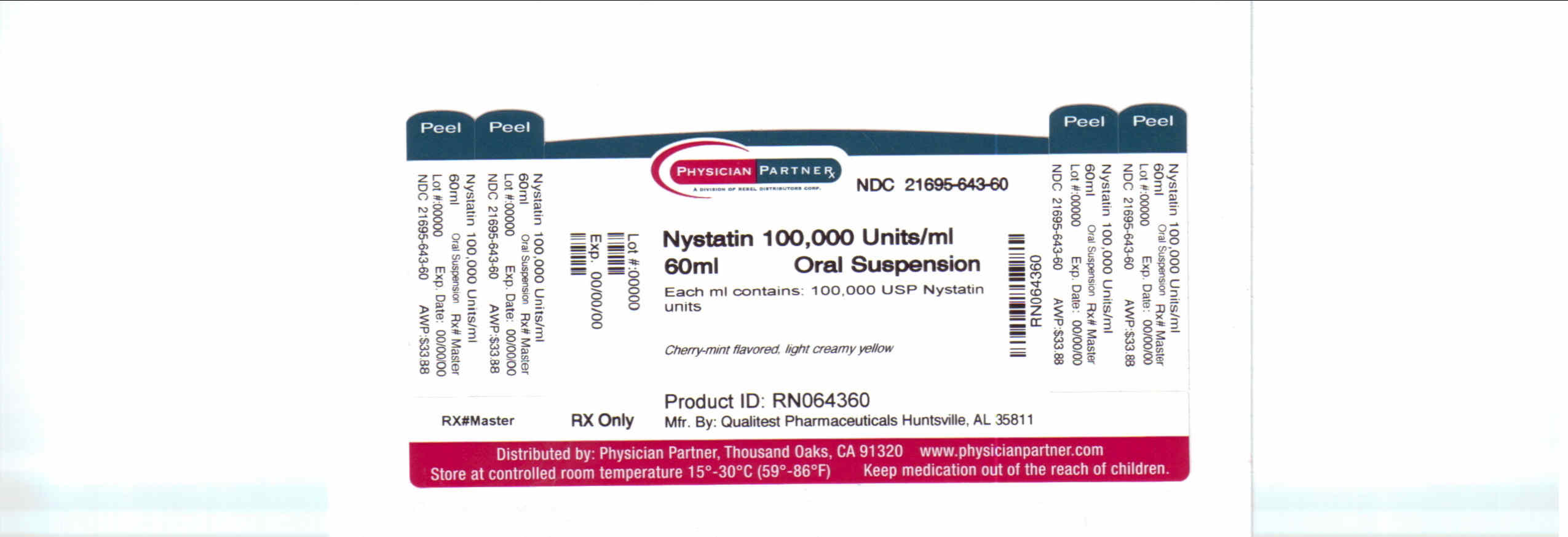 Nystatin Oral Suspension Usp 100 000 Units Per Ml