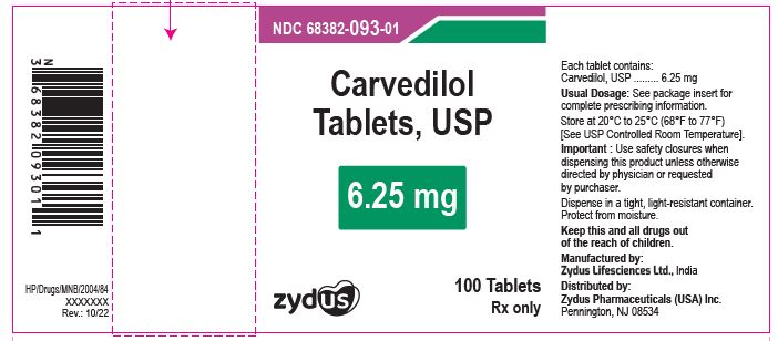 Carvedilol Tablets, 6.25 mg