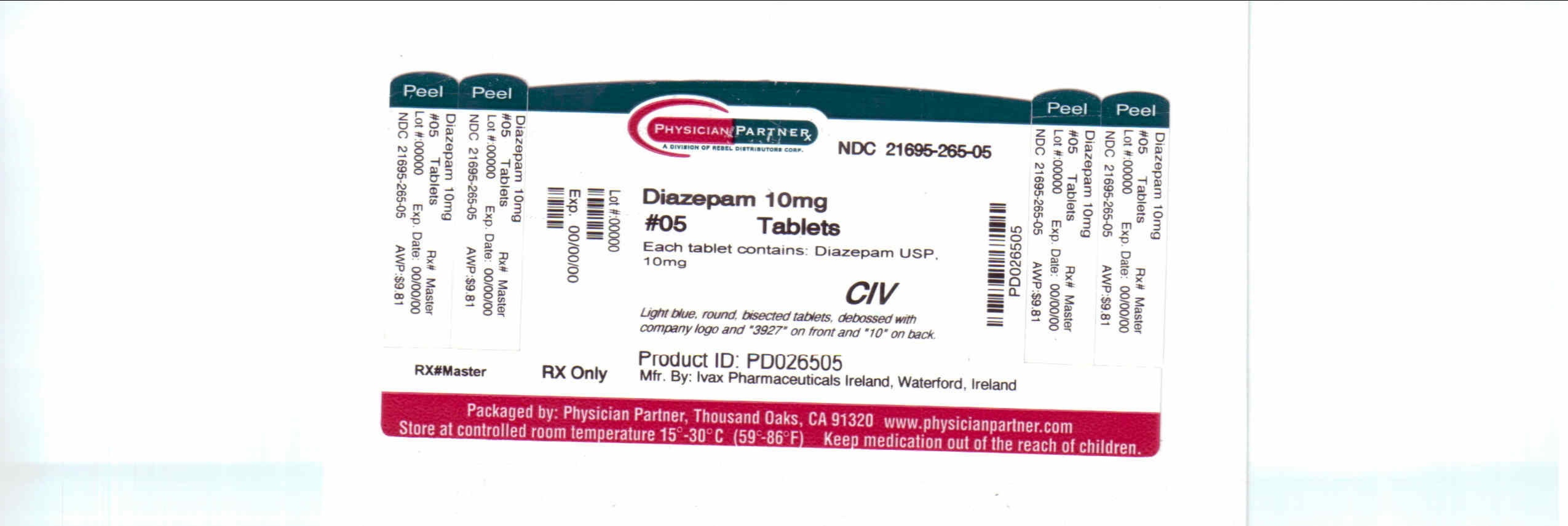 Diazepam 10mg