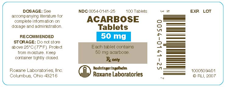 Acarbose Tablets, 50 mg