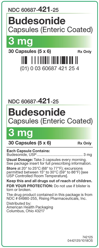 3 mg Budesonide Capsules Carton