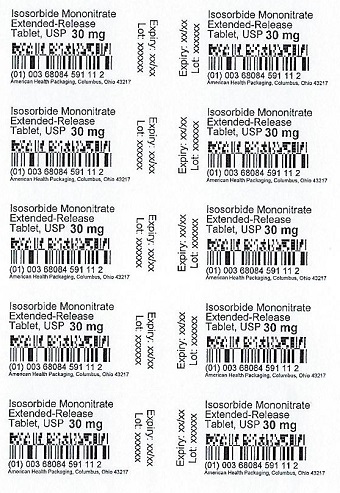 30 mg Isosorbide Mononitrate Extended-Release Tablet Blister