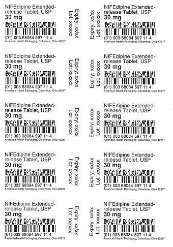 30 mg NIFEdipine Extended-release Tablet Blister