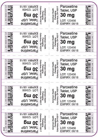 30 mg Paroxetine Tablet Blister