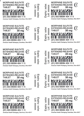 30 mg Morphine Sulfate Tablet Blister