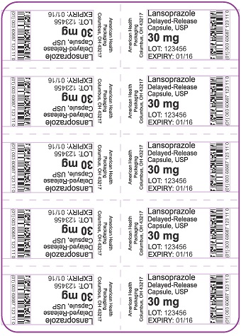 30 mg Lansoprazole DR Capsule Blister