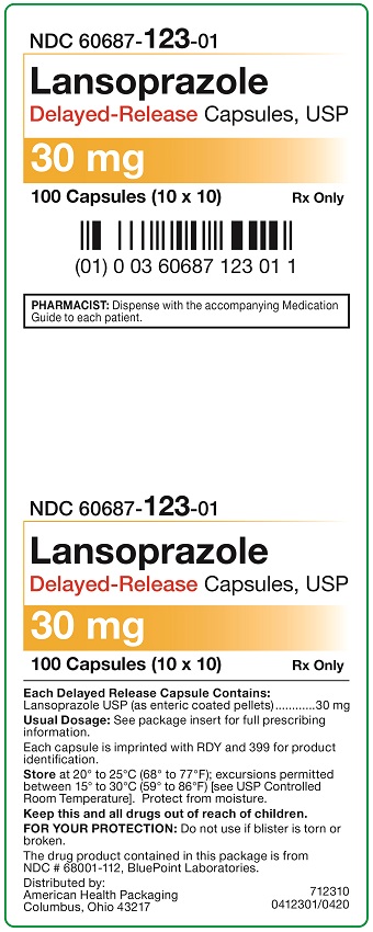 30 mg Lansoprazole DR Capsules Carton