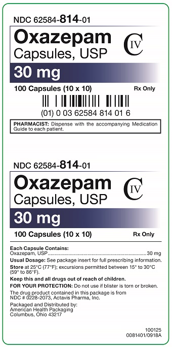 30 mg Oxazepam Capsules Carton