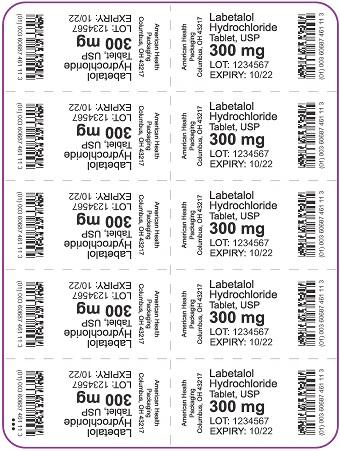 300 mg Labetalol Hydrochloride Tablet Blister