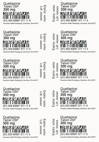 300 mg Quetiapine Tablet Blister