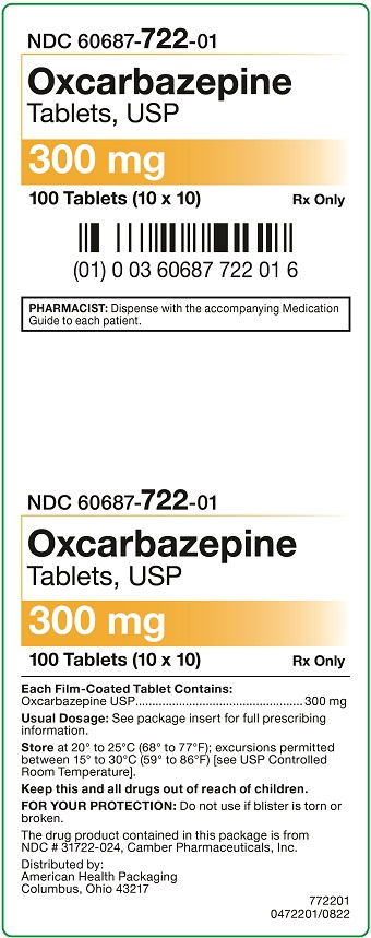 300 mg Oxcarbazepine Tablets Carton