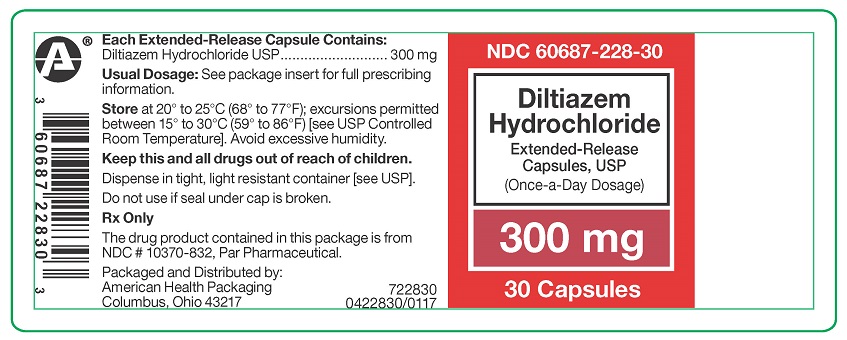 300 mg Diltiazem ER Capsules 30ct