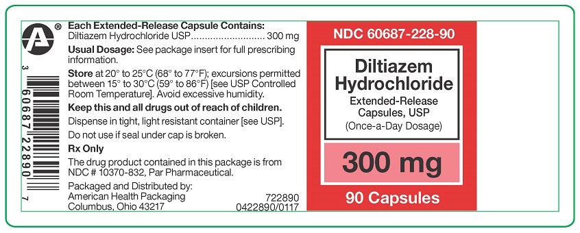 300 mg Diltiazem ER Capsules 90ct