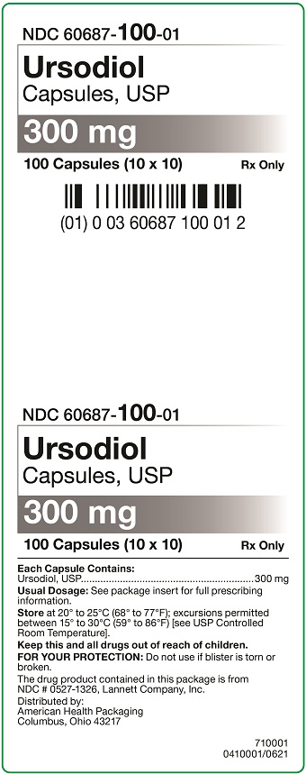 300 mg Ursodiol Capsules Carton