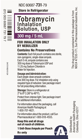 300 mg per 5 mL Tobramycin Inhalation Solution Foil