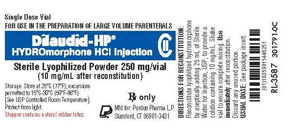 Dilaudid Injection 250 mg/vial