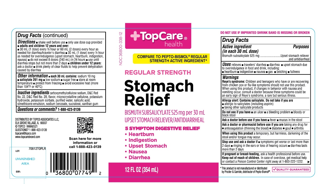 Topcare Stomach Relief Regular Strength | Bismuth Subsalicylate Suspension Breastfeeding