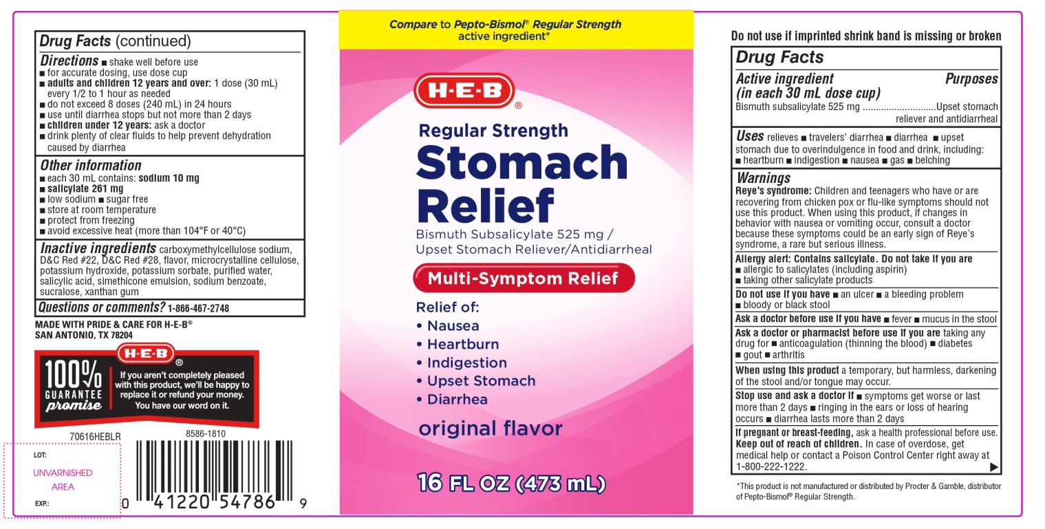 Heb Stomach Relief Regular Strength | Bismuth Subsalicylate Suspension Breastfeeding