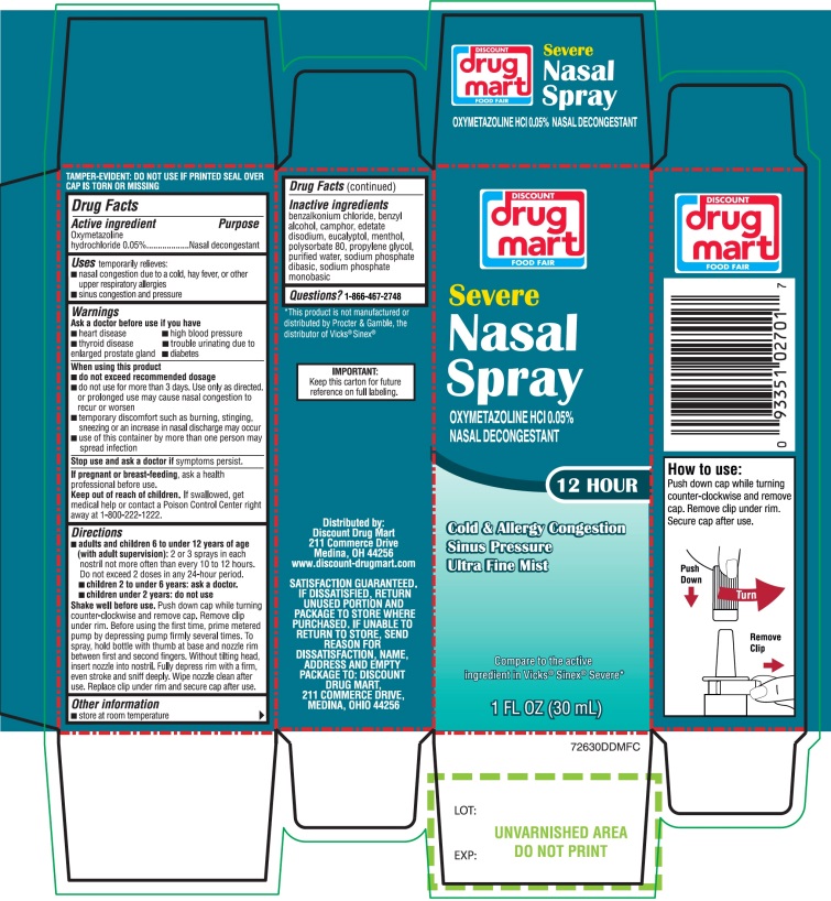 Discount Drug Mart Severe Nasal | Oxymetazoline Hydrochloride Spray while Breastfeeding