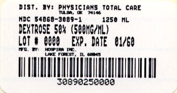 image of 500 mg/ mL vial package label