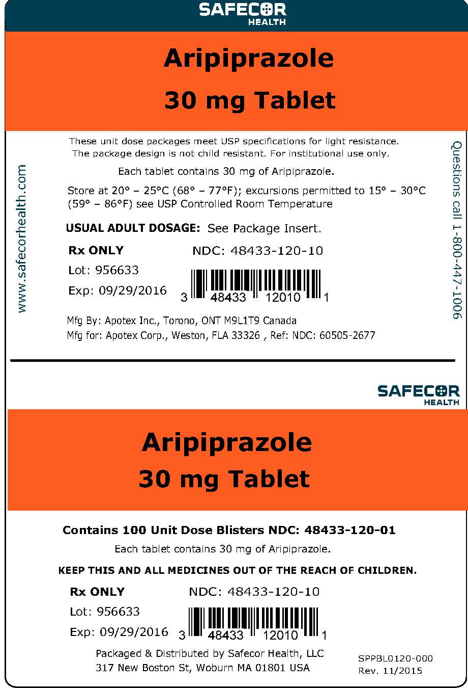 30 mg UD Box of 100 Label