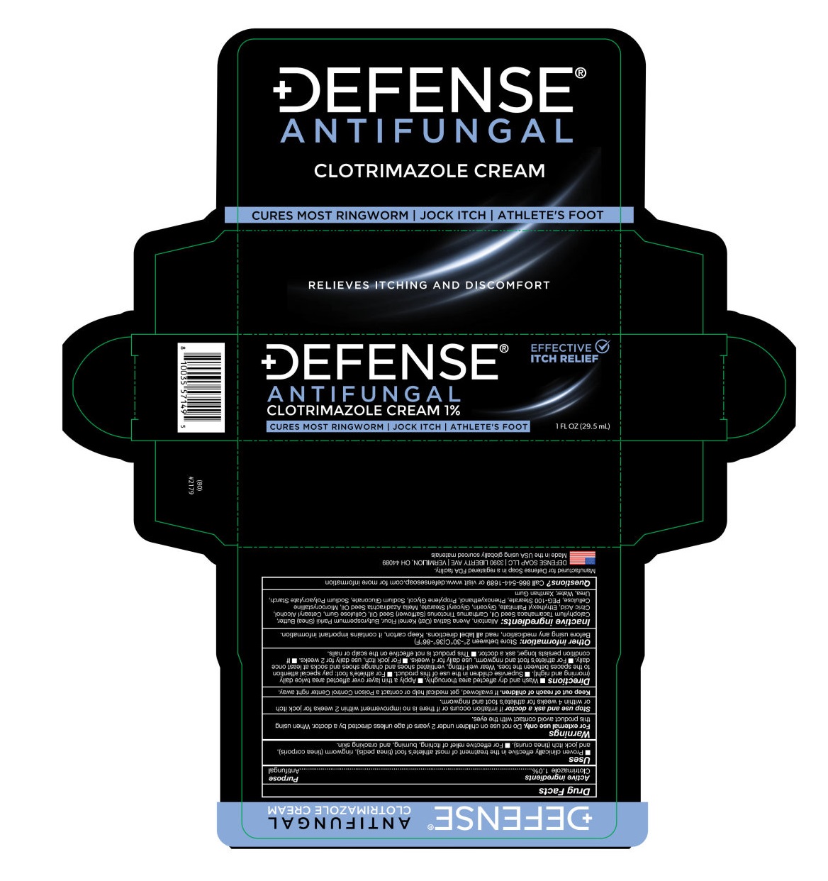 Defense Antifungal Cream Artwork