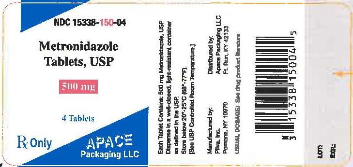 Metronidazole Tablets, USP - 4 Tablets 500 mg