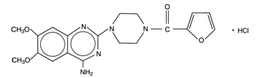 Prazosin Hydrochloride Structural Formula